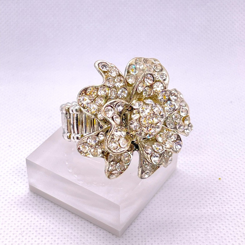 Huge Crystal Gala Ring